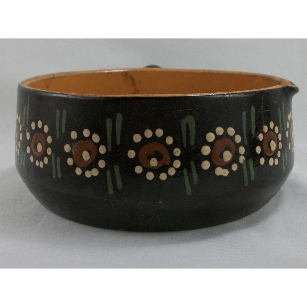 Alsace Lorraine Decorative Pot with Handle
